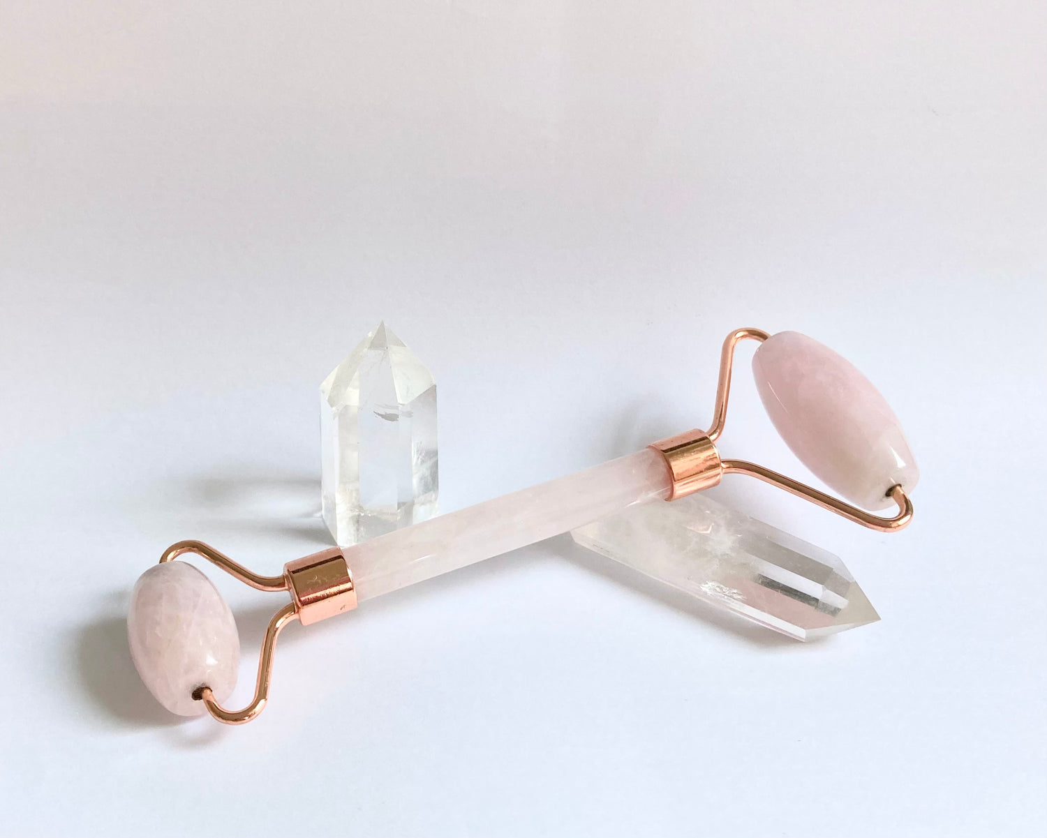 Rose Quartz Facial Roller - Rania Hasna Nature Elements